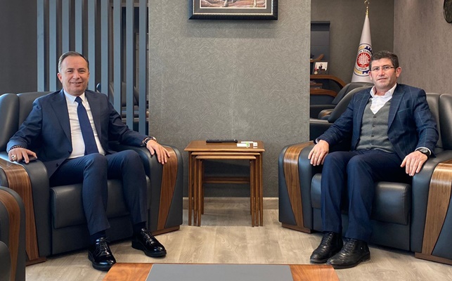 CEYLAN, SAATCI Ä°LE GÃ–RÃœÅžTÃœ